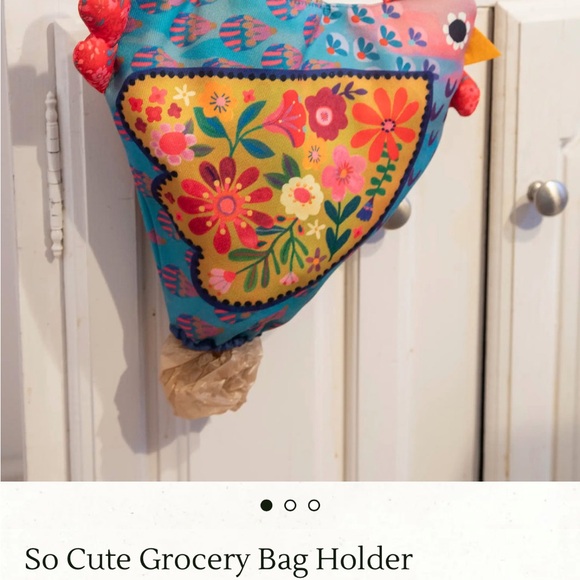 NATURAL LIFE  Plastic Bag holder Chicken Storage Bag Container  Kitchen Farm - Picture 3 of 10